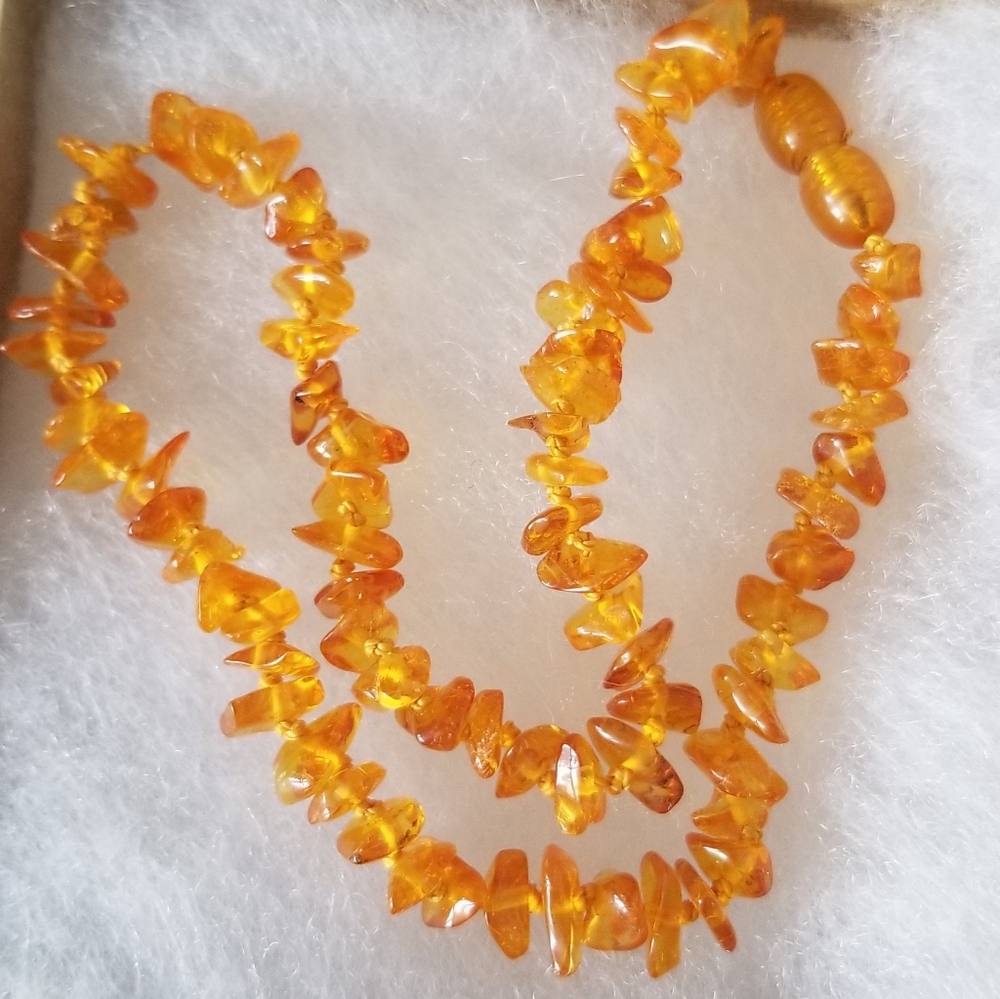 Authentic Honey Baltic Amber Necklace